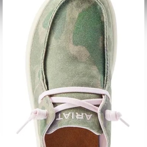 Women’s Ariat “Hilo” Fancy Camo Slip On Summer Shoe - Picture 6 of 10